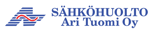 Sähköhuolto Ari Tuomi Oy-logo